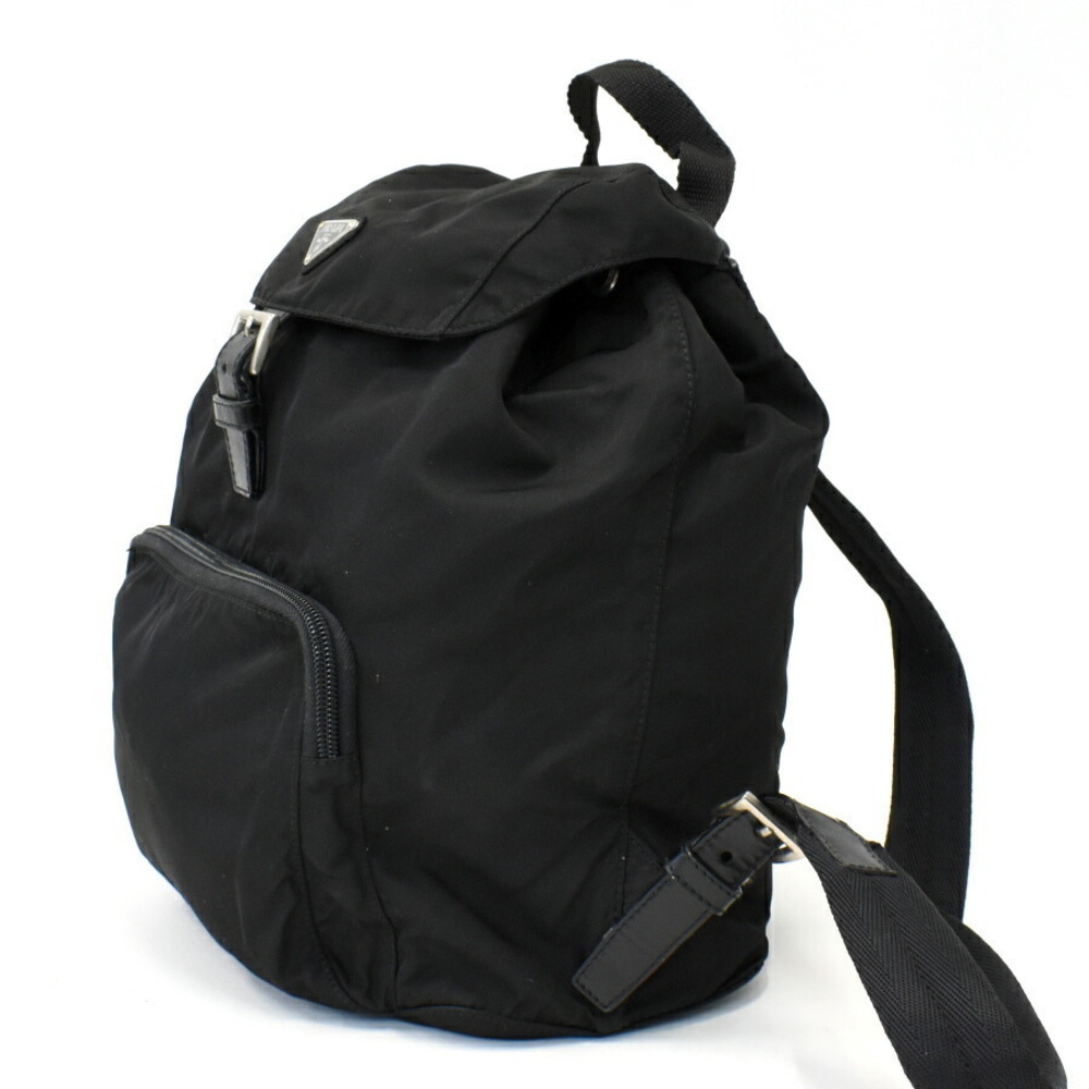 Prada Backpack Triangle Logo Black - image 2